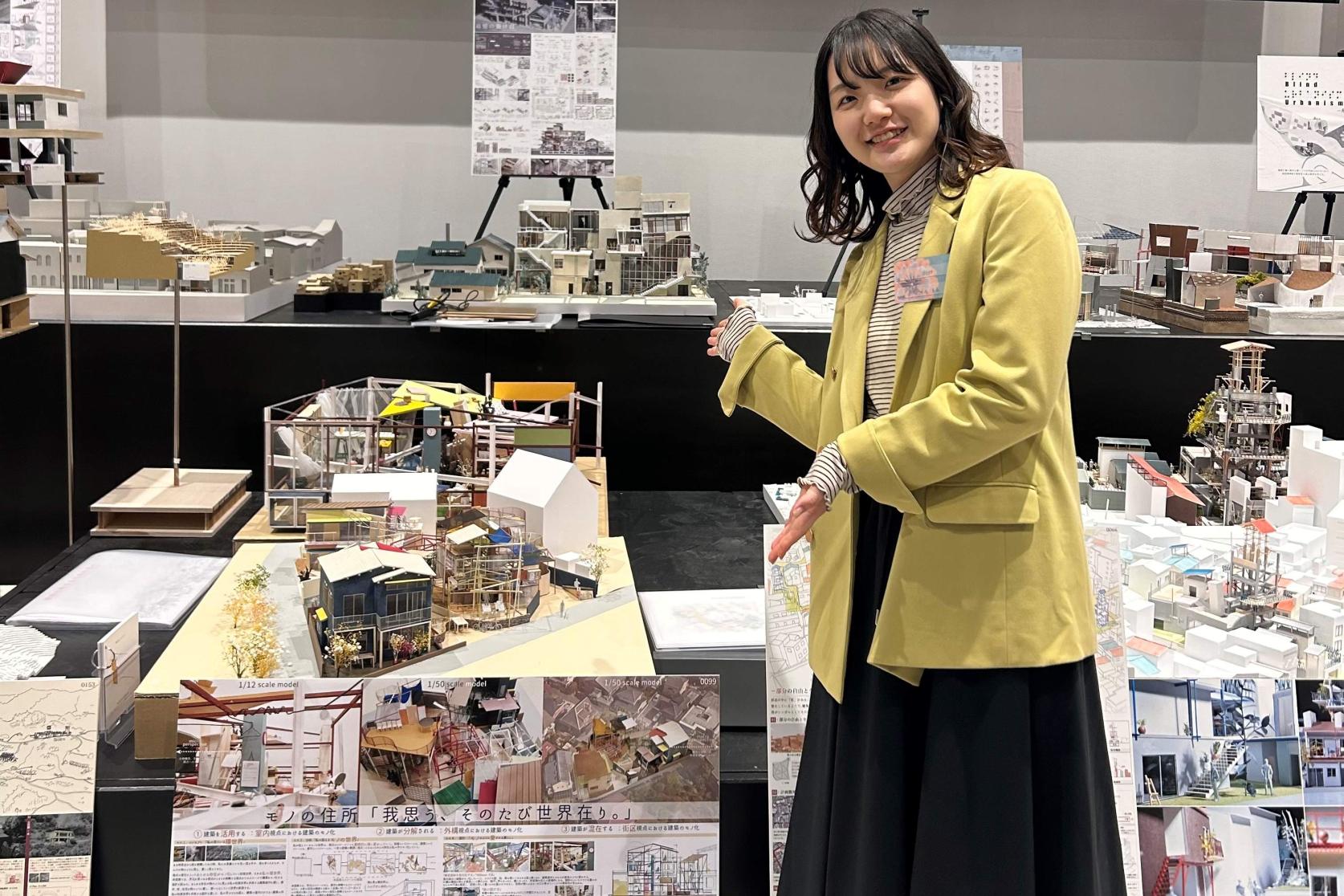 建築学科4年 妹尾美希さんが、デザインリーグ2024卒業設計日本一決定戦において、ファイナリスト11選を受賞しました。
