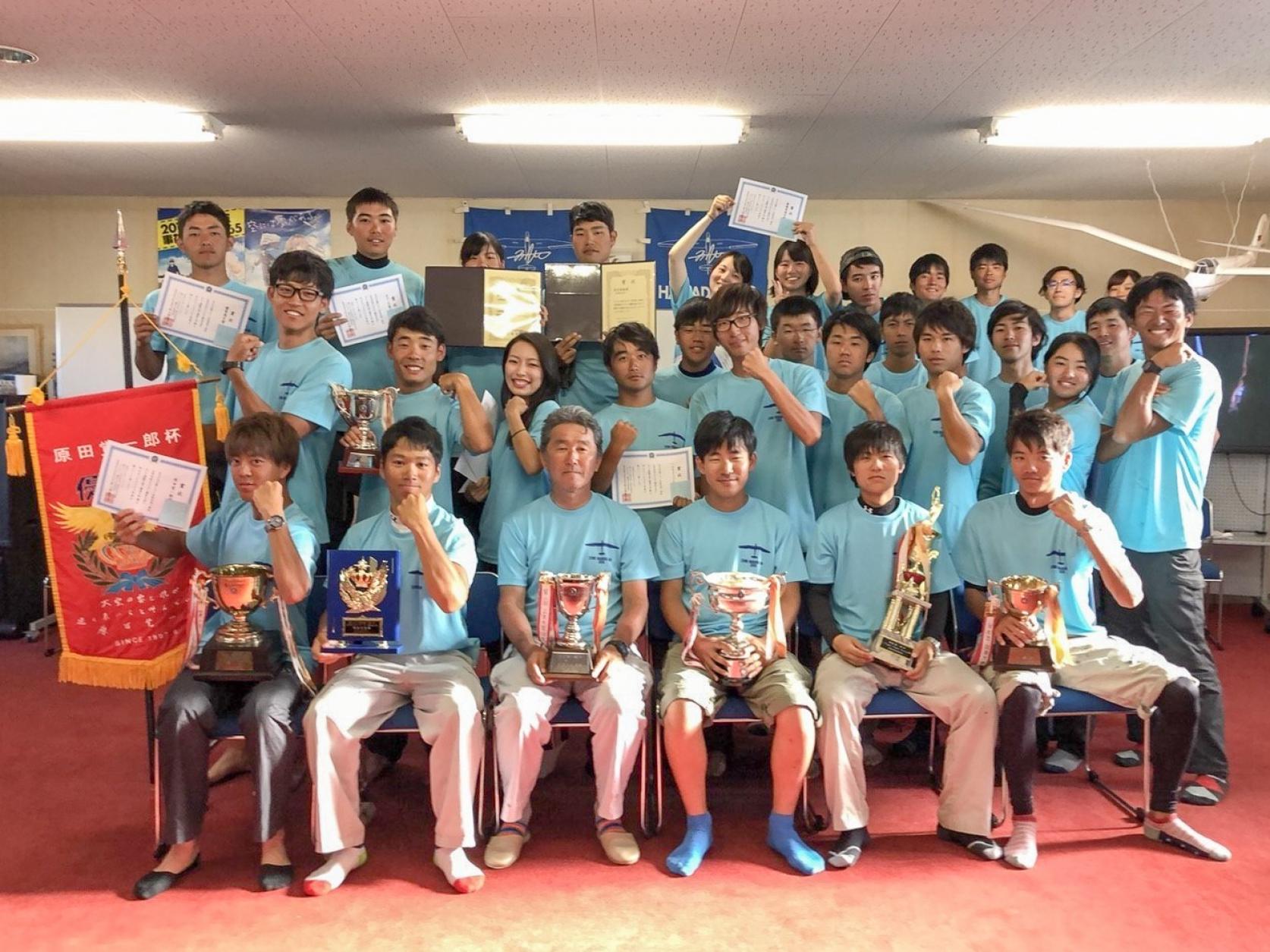 グライダー部　原田覚一郎杯にて団体・個人で優勝！