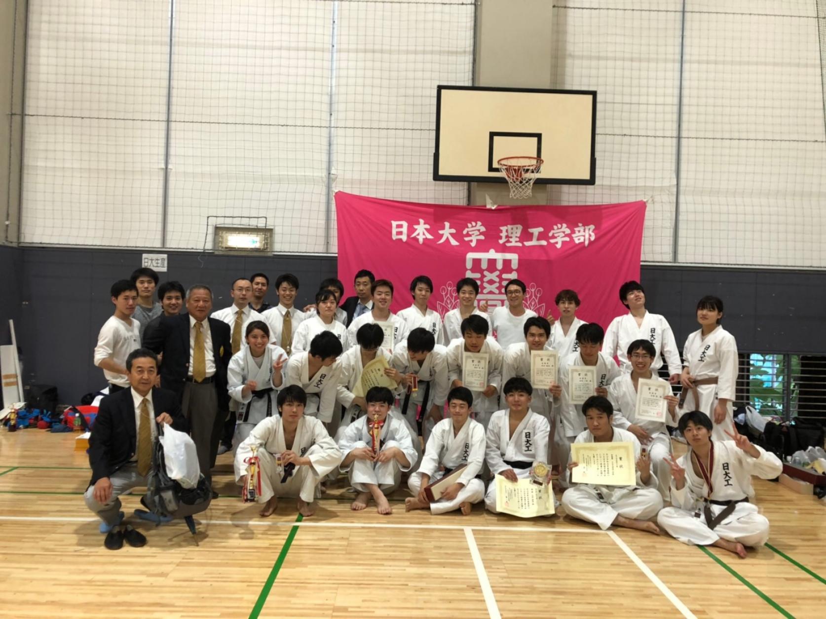 工科空手部　個人・団体で優勝そして準優勝他の大活躍