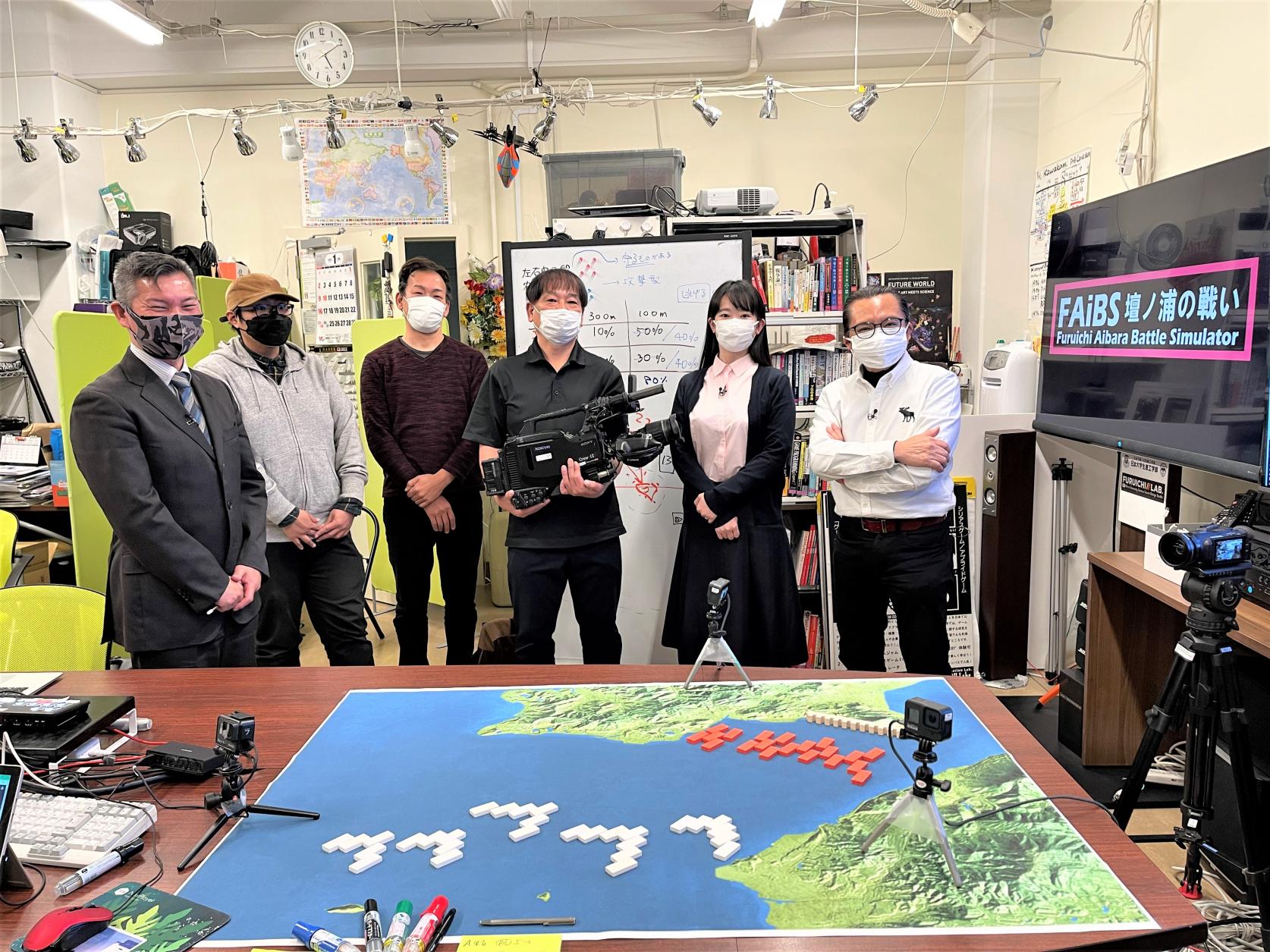 NHK BSプレミアム「決戦！源平の戦い」3月31日(木)・4月9日(土)放送：精密機械工学科 粟飯原萌助手が撮影協力をしました。