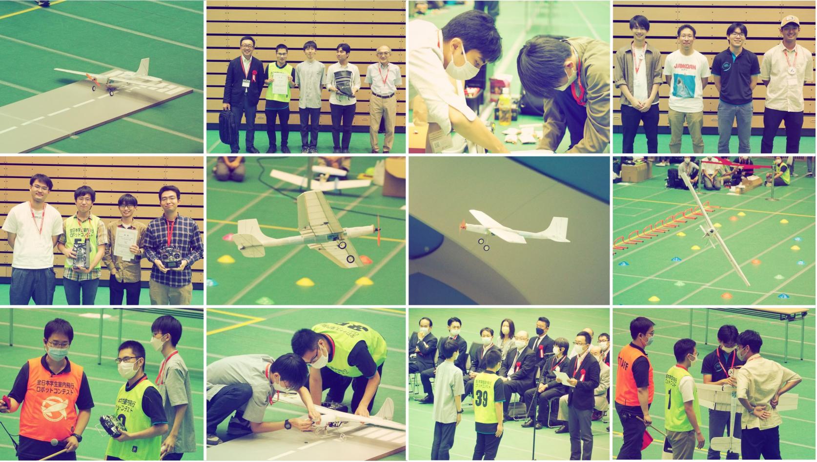 航空宇宙工学科の学生チームが全日本飛行ロボットコンテストに出場し、航空宇宙工房がユニークデザイン部門「3D EXPERIENCE賞」、内山研究室が自動操縦部門「MathWorks賞」を受賞しました。