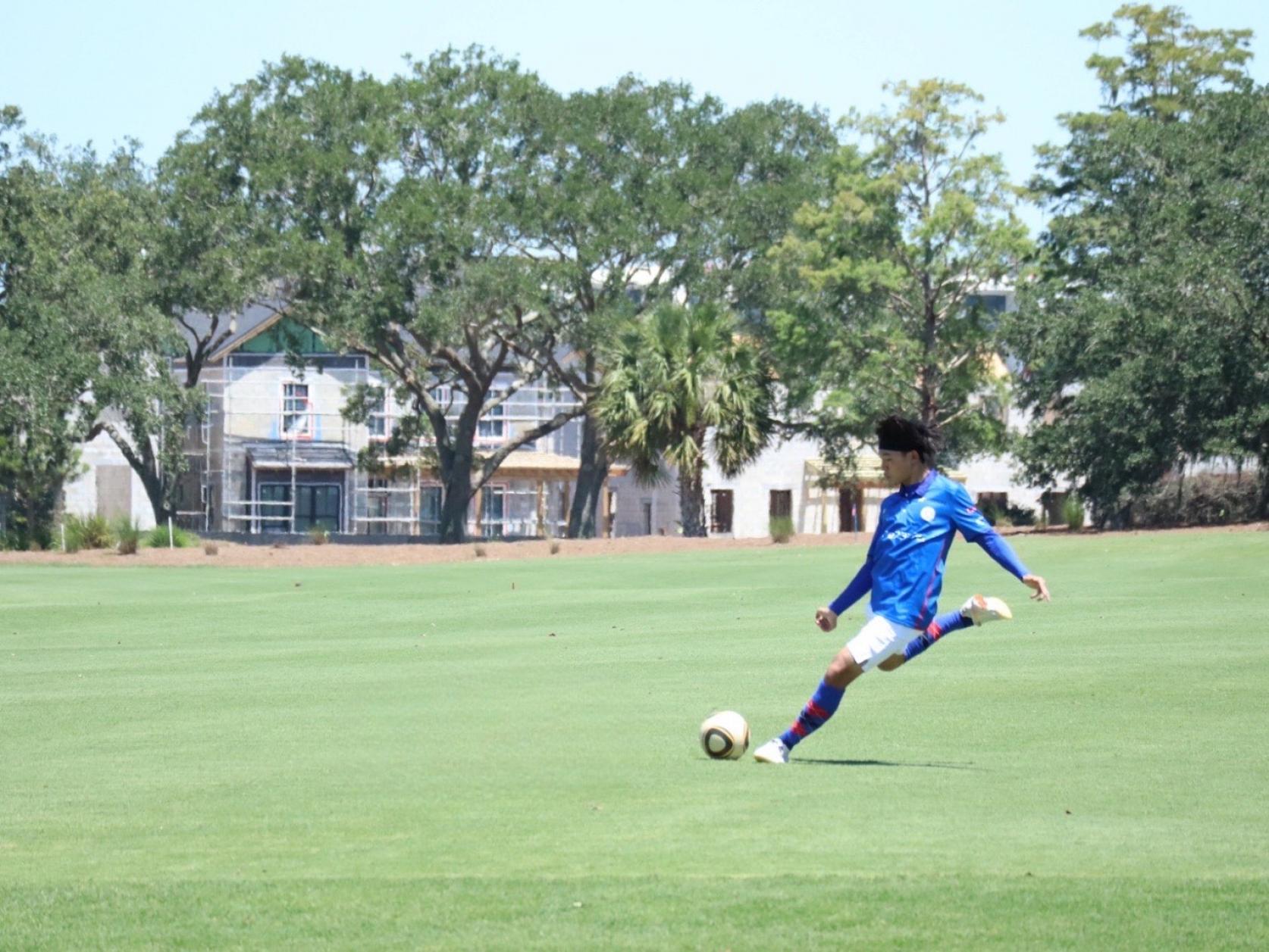 【出場報告】まちづくり工学科３年石井麻翔さんが、米国フロリダ州で開催されたフットゴルフワールドカップ2023に日本代表として出場しました。