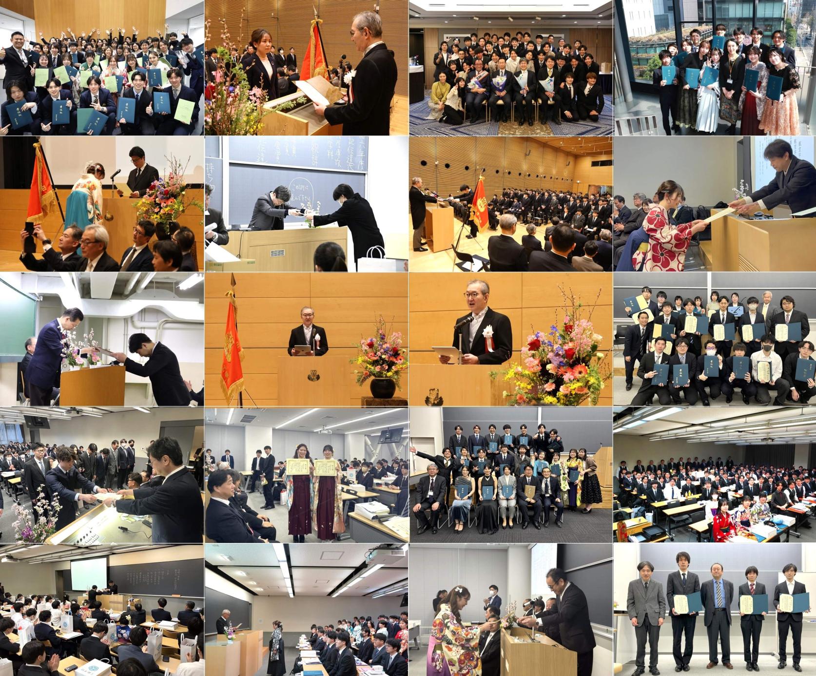 令和６年度日本大学卒業式及び日本大学理工学部 日本大学大学院理工学研究科 博士前・後期課程 短期大学部 学位記伝達式が執り行われました。