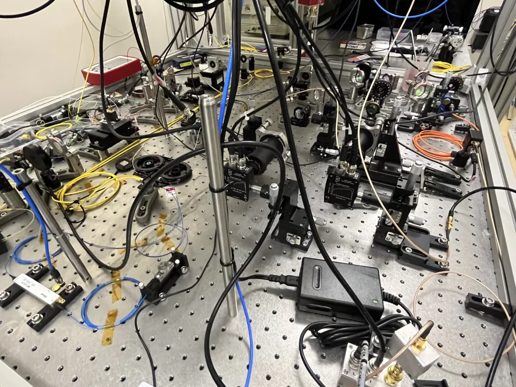 光量子ウォークシミュレータ実験系