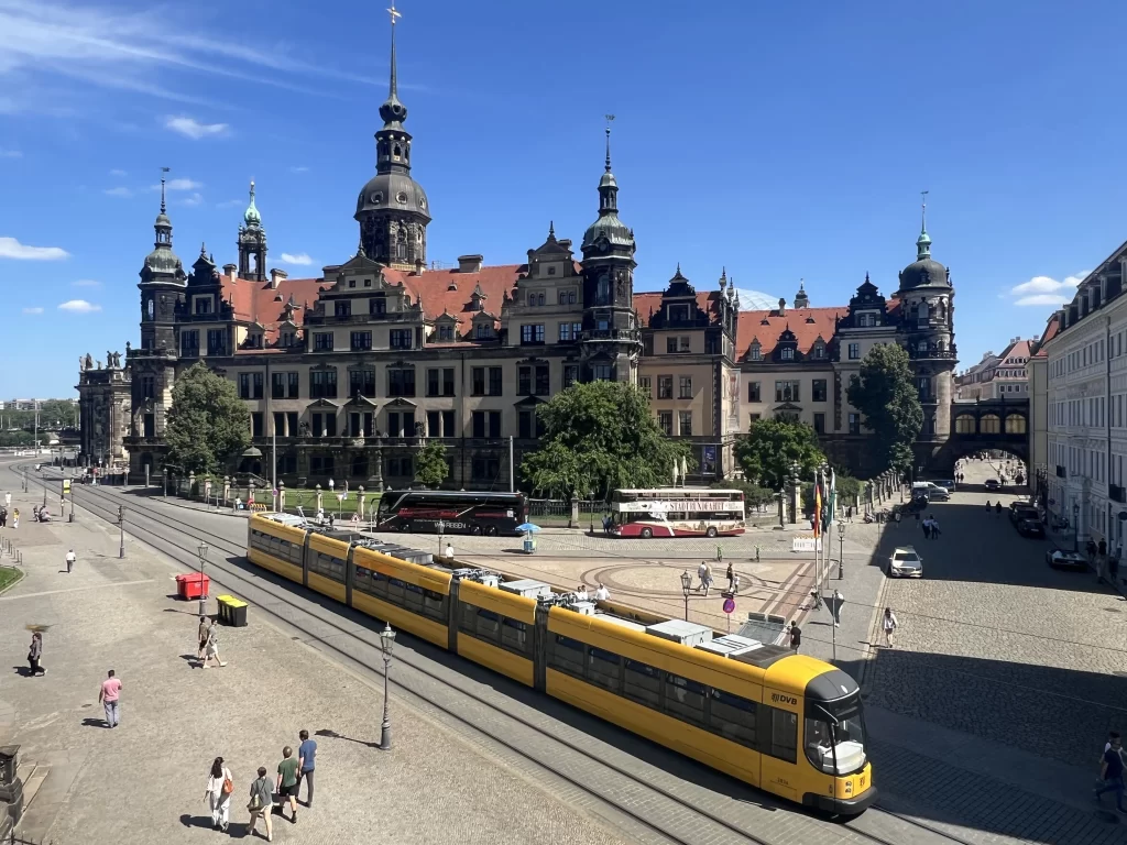 まち中のブロック舗装（ドレスデン）