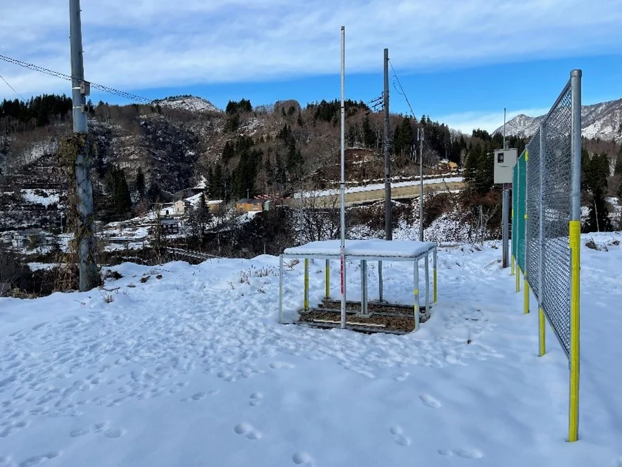 フェンスと着雪に関する野外観測の状況