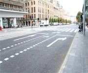 開放的なスウェーデンの交差点