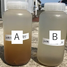 養殖場の堆積物