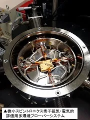 ▲微小スピントロニクス素子磁気・電気的評価用多環境プローバーシステム