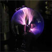 白熱電球でつくったプラズマボール