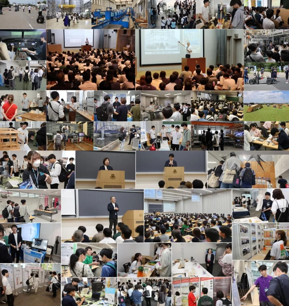 これまでの日本大学理工学部オープンキャンパスの様子