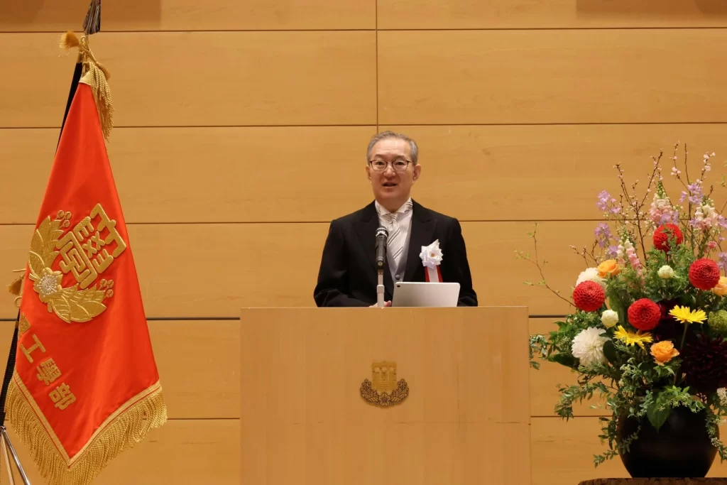 令和７年度日本大学大学院理工学研究科 学位記伝達式 轟理工学研究科長式辞